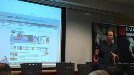 Lingolearn's team lecture in Barcelona's EADA university